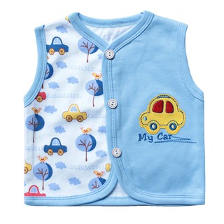 Áo ghile cotton cho bé trai và bé gái 6-15kg hello b&b an0689