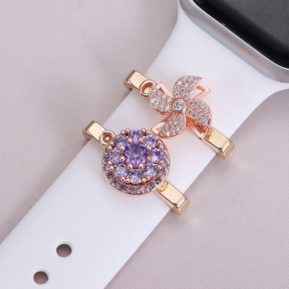 JONYE Dây Da HọA TiếT Hoa CốI Xay Gió ThờI Trang Cho Apple Watch