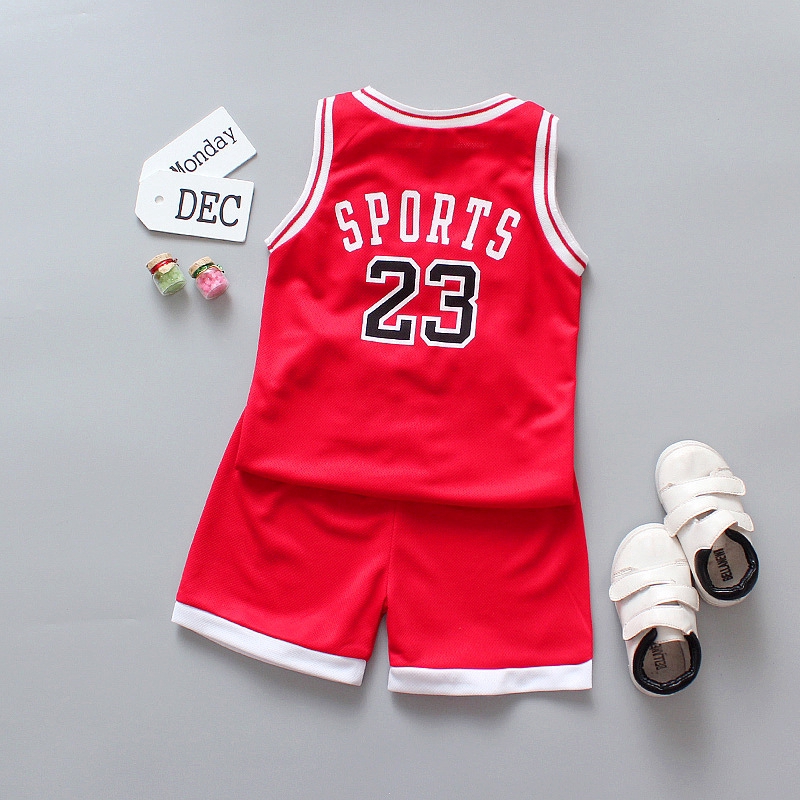 Bộ Đồ Bóng Rổ Thời Trang Mùa Hè 2020 Dành Cho Bé 1-10 Tuổi