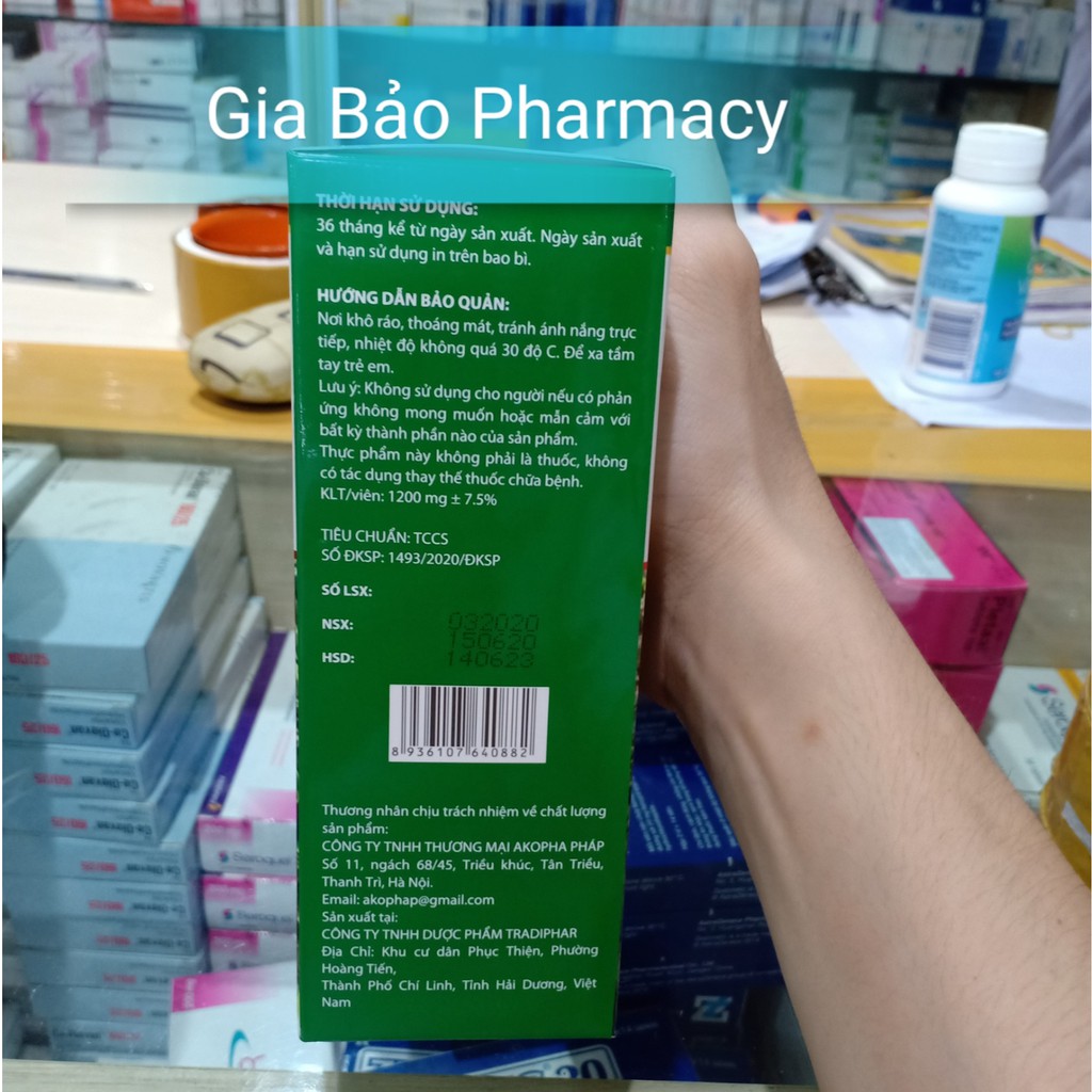 Viên bổ gan CÀ GAI LEO XẠ ĐEN giúp tăng cường chức năng gan