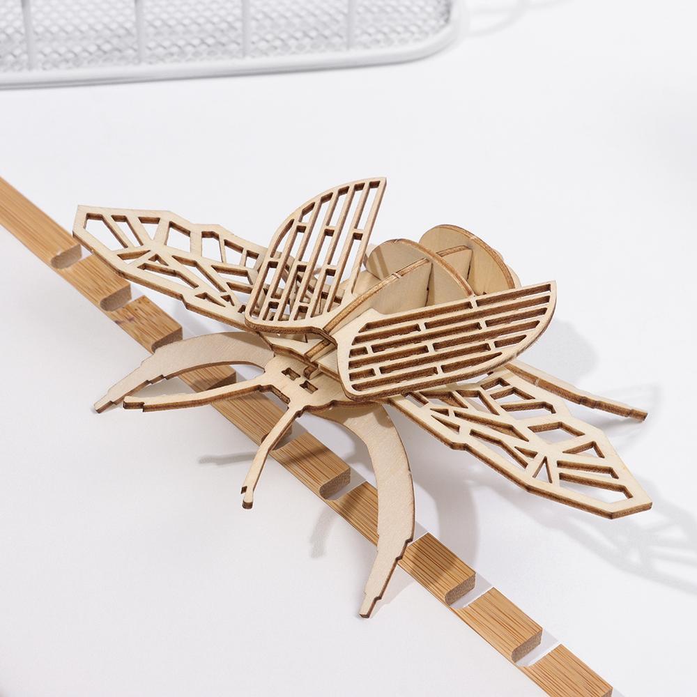BEBETTERM Bộ Xếp Hình 3D 8 Kiểu Bằng Gỗ