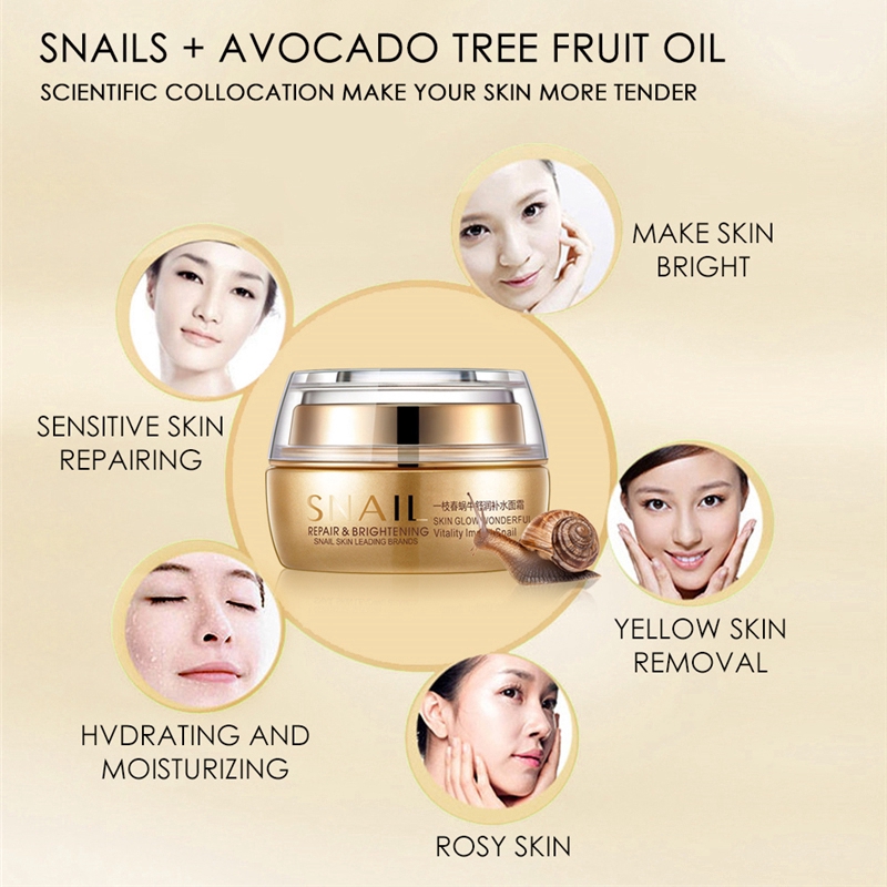 [Hàng mới về] Kem dưỡng da chiết xuất ốc sên xóa mờ nếp nhăn dưỡng ẩm da mặt chống lão hóa
