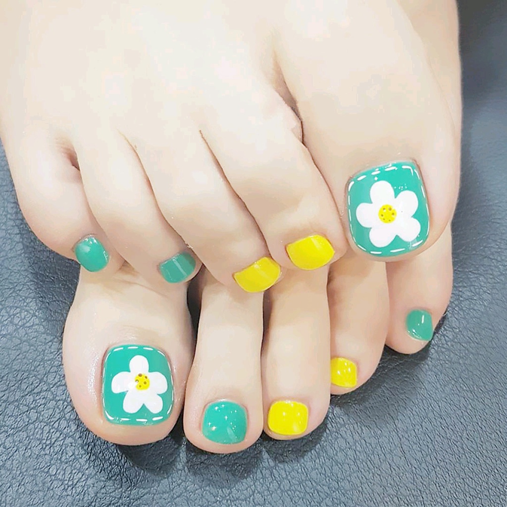 Miếng Dán Trang Trí Móng Chân Xinh Xắn Chống Thấm Nước