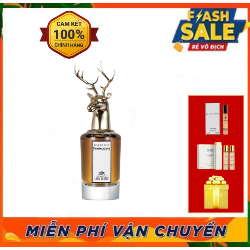 ~ 𝐍ướ𝐜 𝐇𝐨𝐚 𝐔𝐒𝐀 ~  Nước Hoa Nam, Nước hoa Portraits Penhaligon's Lord George 75ml, lưu hương lâu