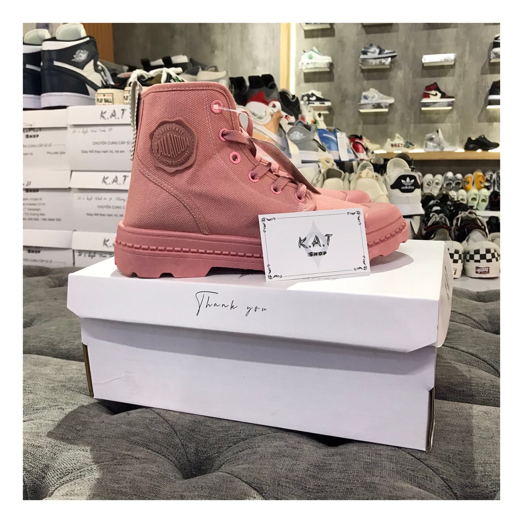Giày Sneaker Nữ Palladium Full Hồng