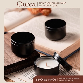 Nến thơm cao cấp, sáp đậu nành cao cấp, hộp thiếc 10 mùi sang trọng
