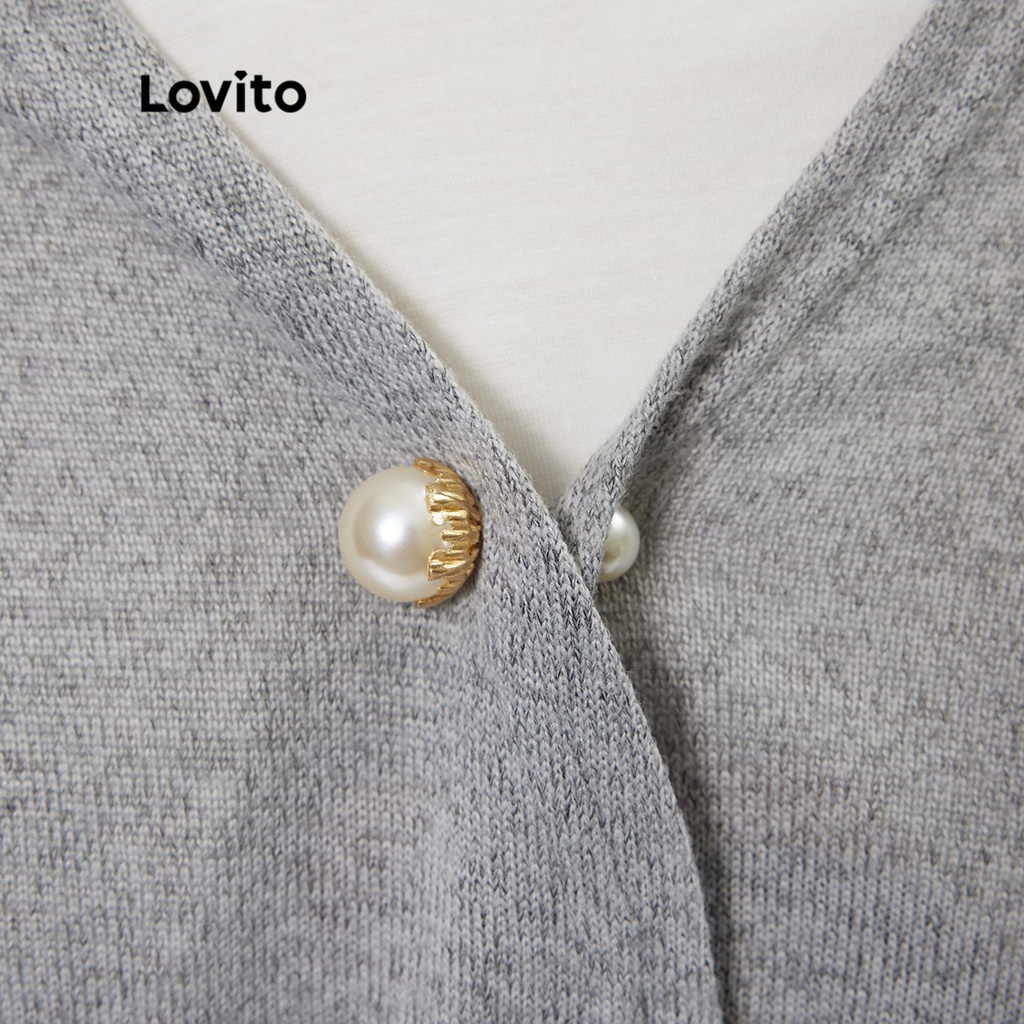 Lovito Bộ 5 trâm ngọc trai L233L166 (Vàng)