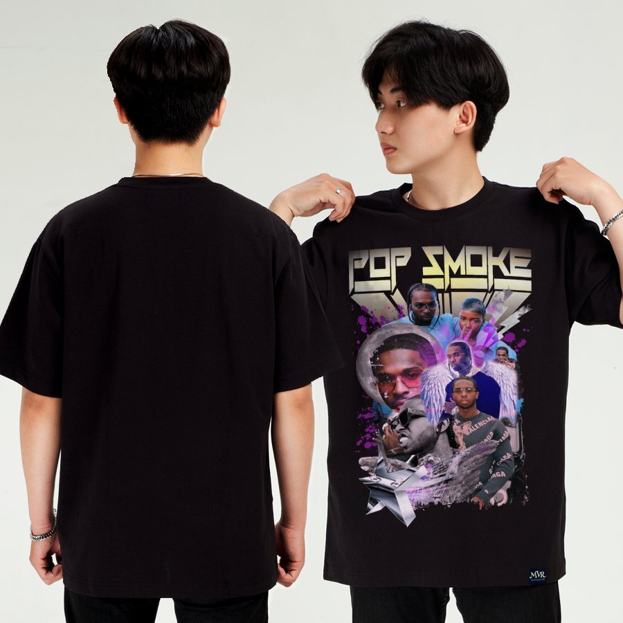 Áo thun Hip Hop Rapper Pop Smo-ke nam nữ phông nữ phong cách unisex Mỹ tee tay lỡ local Brand MVR BB4311