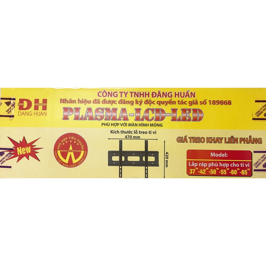 CHÍNH HÃNG -Gía treo tivi thẳng sát tường dày đẹp cho tất cả các loại ti vi (Chuẩn Công Ty) từ 21inch - 75inch | BigBuy360 - bigbuy360.vn