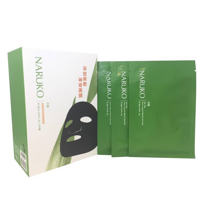 [Giao Ngay Lập Tức] Mặt Nạ Naruko Mask Sheet Trà Xanh (bản Đài Trung)