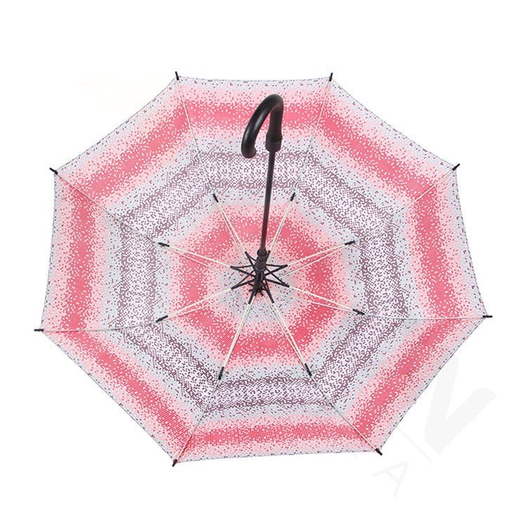 Ô thẳng thời trang cho nữ Nason Umbrella Lady-N1 tay cầm móc câu chắc chắn, vải siêu chống thầm nước, hợp thời trang