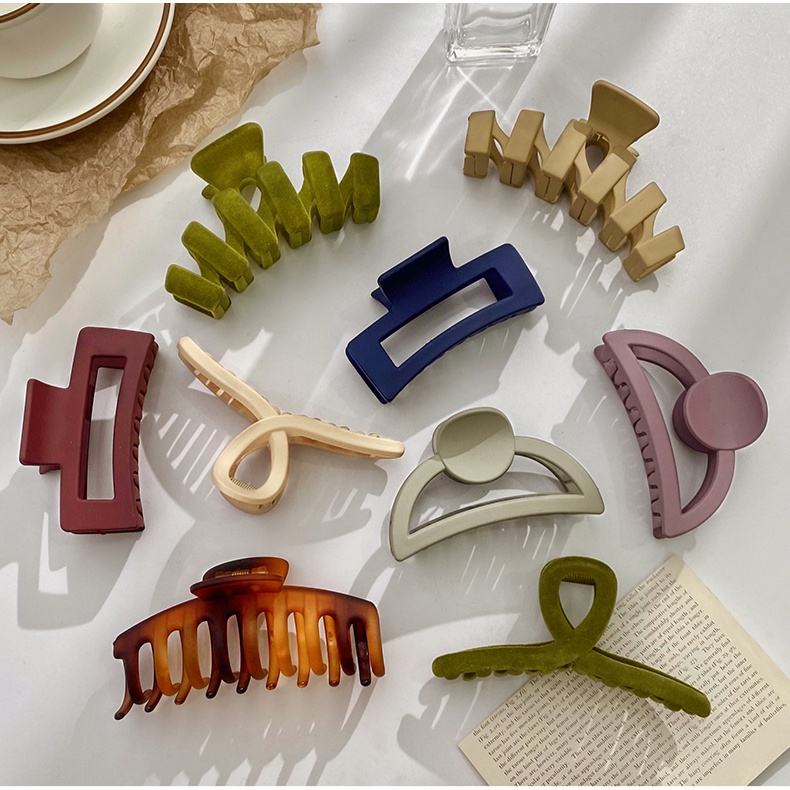 Kẹp tóc càng cua cỡ lớn phong cách hàn quốc xinh xắn cho nữ