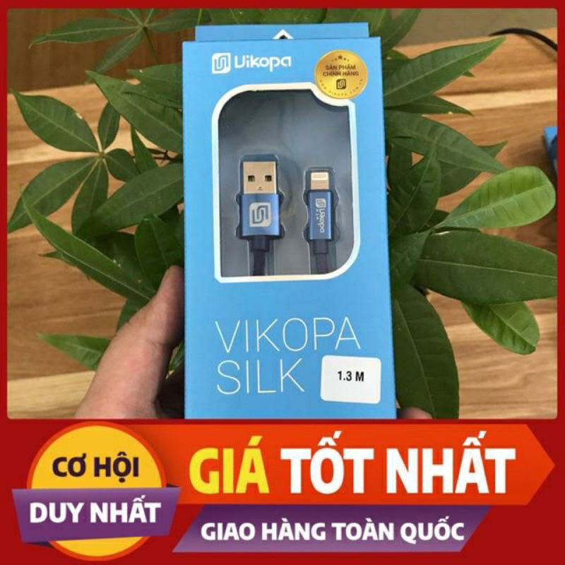 Dây cáp sạc nhanh iPhone Android 2A VIKOPA Chính Hãng