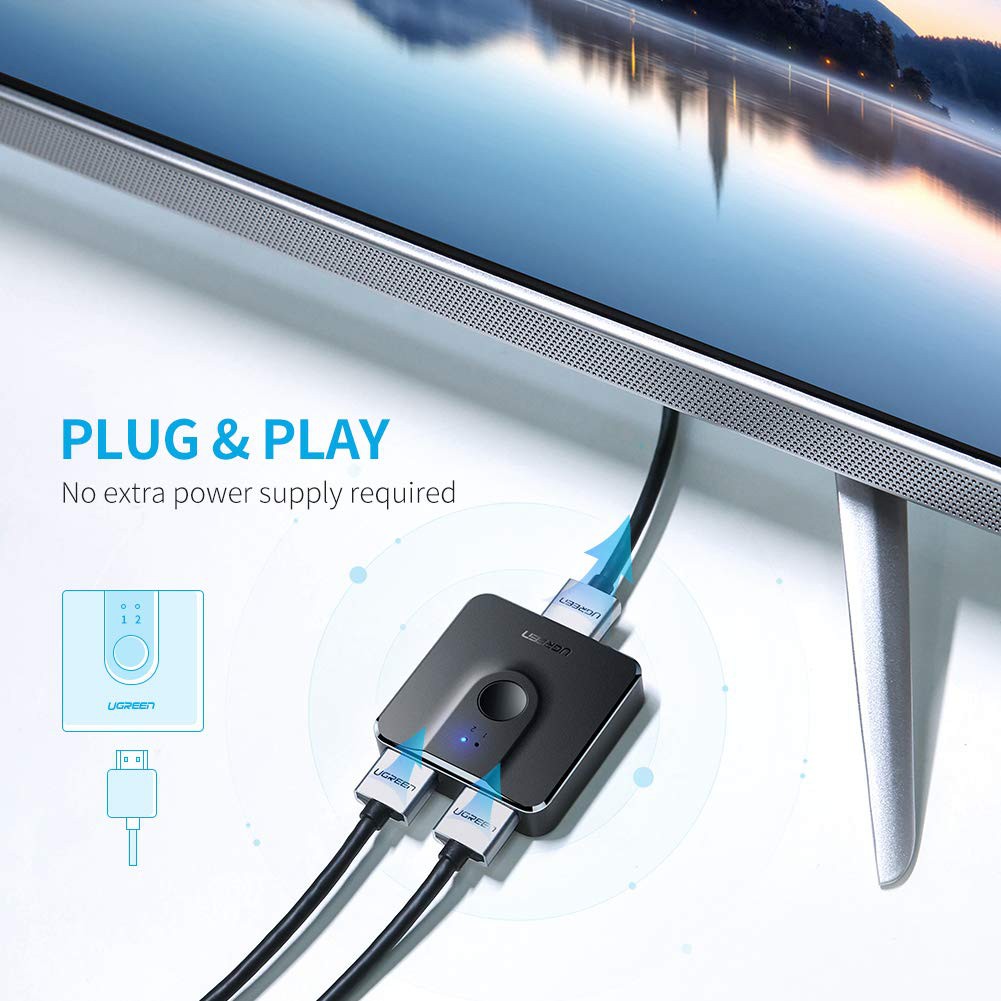 Bộ chia và gộp HDMI hỗ trợ 4K Ugreen 50966