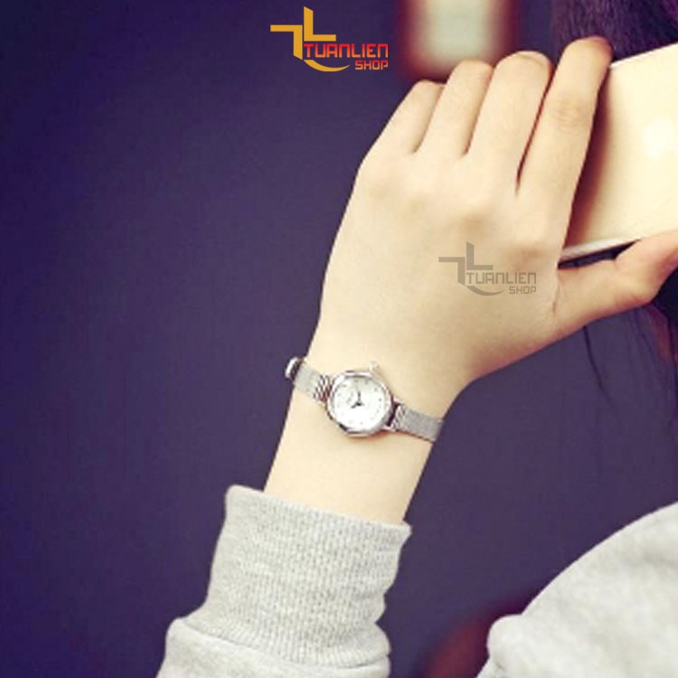 Đồng hồ nữ Yuhao hàng chính hãng mặt hình tròn, sang trọng cá tính