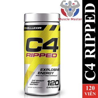 Viên tăng sức mạnh và giảm mỡ c4 ripped 120 viên