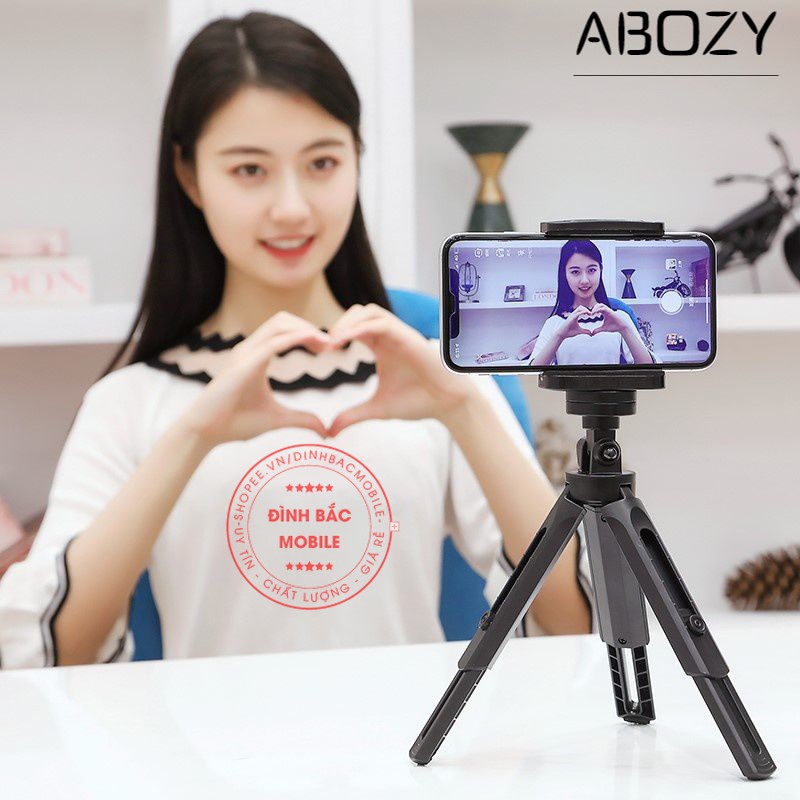 Tripod kẹp điện thoại live quay phim 360 độ- Đình Bắc Mobile | BigBuy360 - bigbuy360.vn