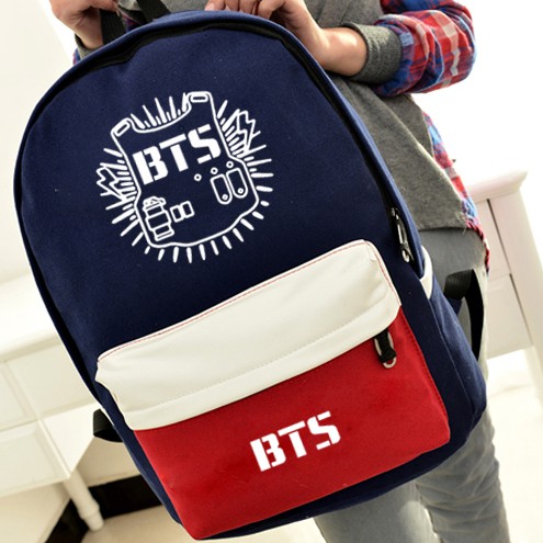 Balo Đi Học BTS, Balo Thời Trang Đi Học New ! - BL93