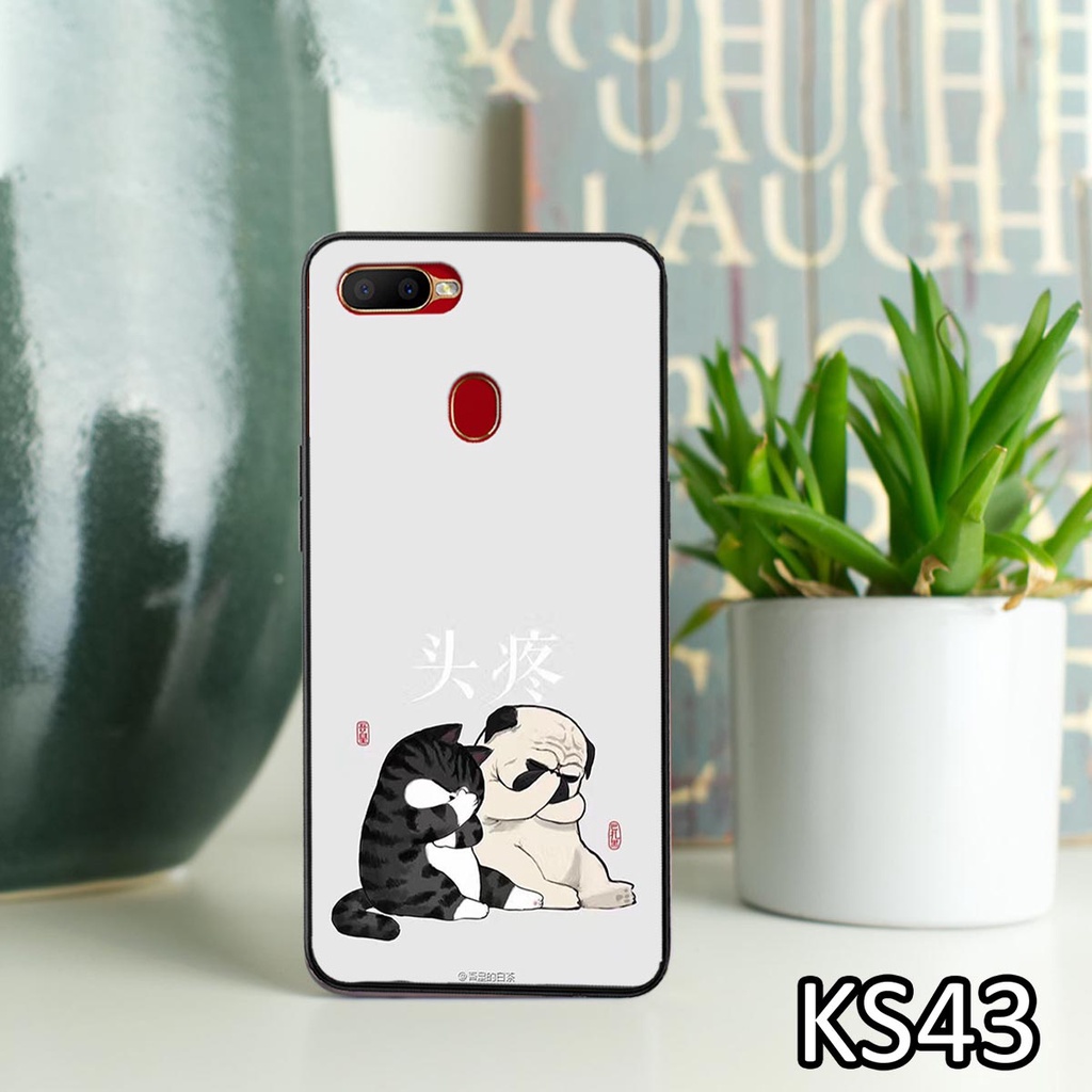 [SIÊU ƯU ĐÃI] Ốp lưng Oppo A1K/A3S/A5S/A7/A12 in hình CHÚ MÈO BÉO siêu đẹp, độc, lạ_KINGSTORE.HN_Ốp lưng điện thoại