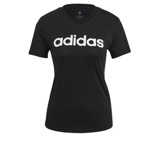 [Mã MABRAAA1 giảm 10% đơn 1Tr] Áo Tee adidas Nữ Áo Thun Logo Slim Essentials LOUNGEWEAR Màu đen GL0769