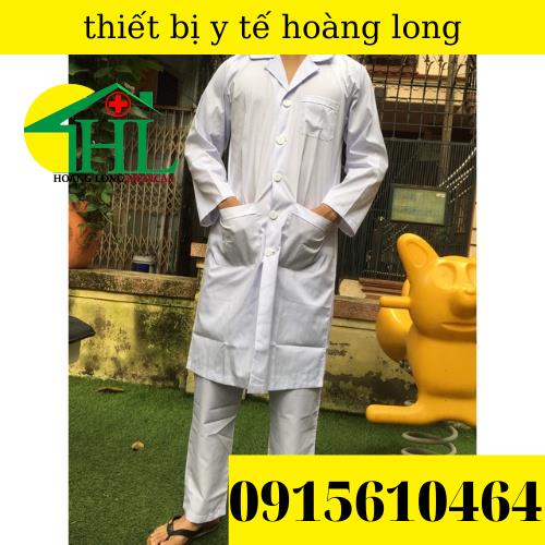 Bộ Quần Áo Blouse (BluE) Bác Sĩ Nam/Nữ Dài Tay Dáng Dài