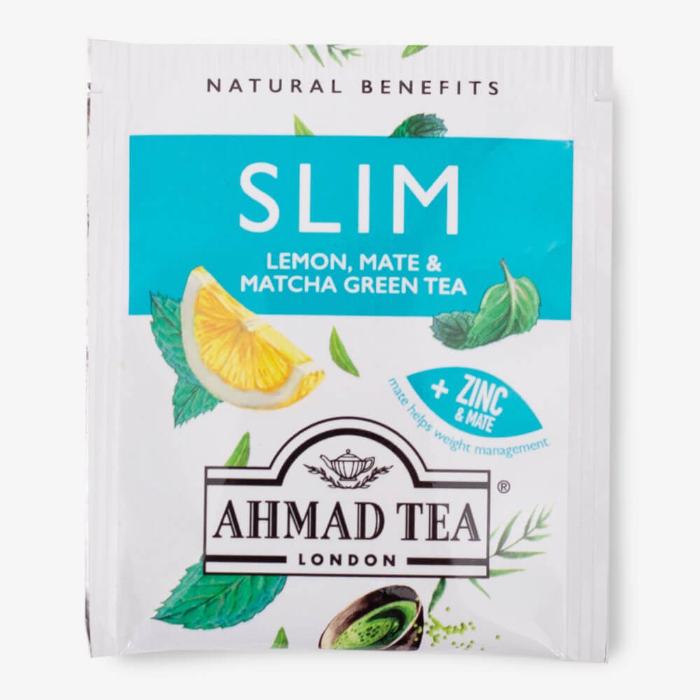 Trà thảo mộc AHMAD Organic Premium - SLIM Infusion (túi lọc có bao thiếc - 20 túi/hộp) | BigBuy360 - bigbuy360.vn