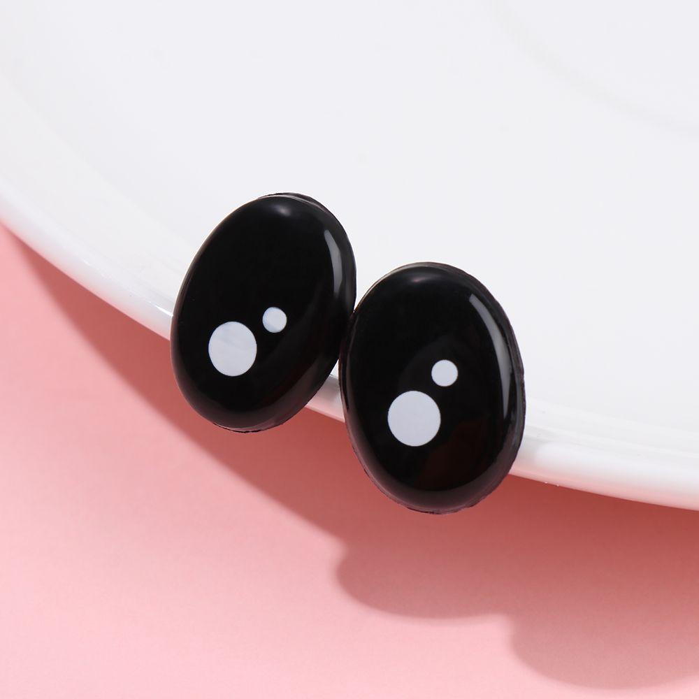 Set 20 / 40 Mắt Nhựa Hình Oval Cho Búp Bê Nhồi Bông