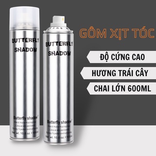 Gôm xịt tóc butterfly shadow 150ml 320ml 600ml chính hãng giữ nếp tóc.