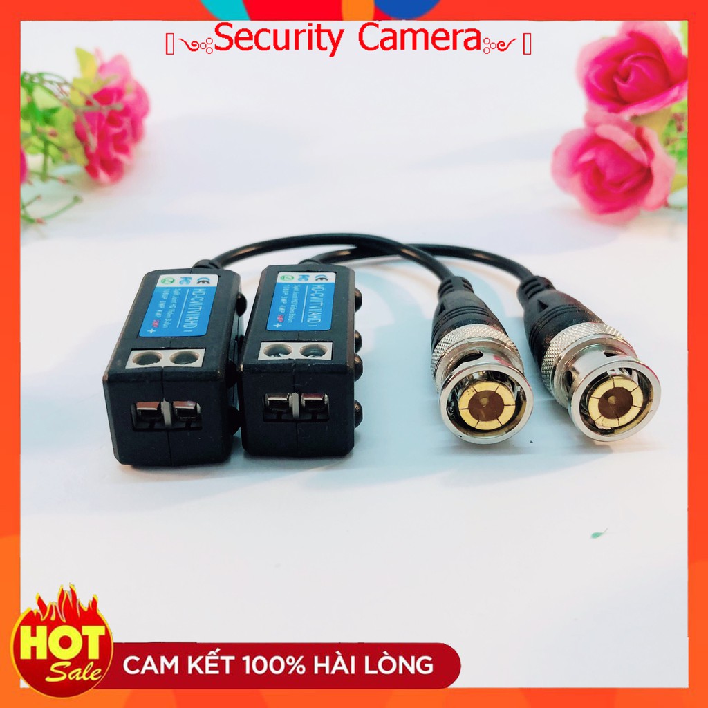 Dây cáp mạng, Hạt mạng, Video Balun 5MP hàng cao cấp chuyên dụng cho camera, mạng lan, mạng ngoài trời,....