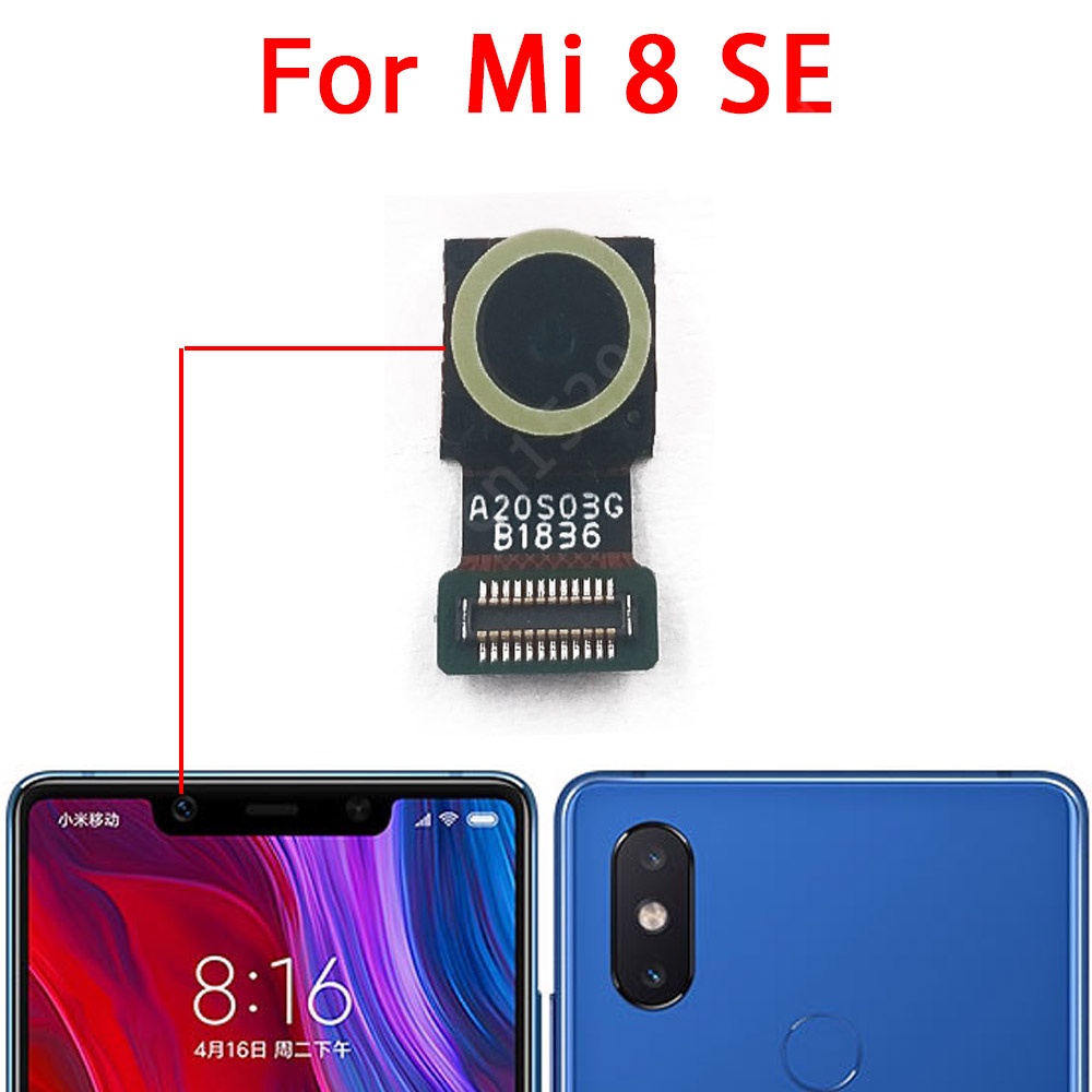 Camera Trước Thay Thế Cho Điện Thoại Xiaomi Mi 8 Lite 9 SE 9T 10T Pro 10 Ultra 6