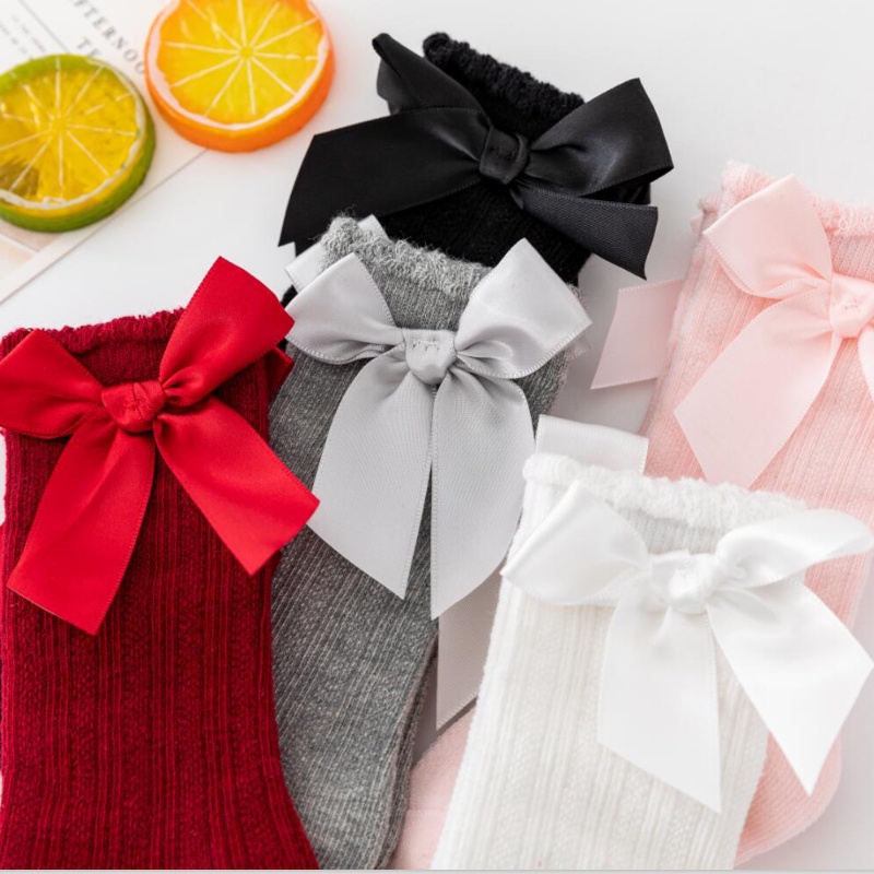 Vớ cotton Chống Trượt Màu Sắc Xinh Xắn Cho Bé Gái
