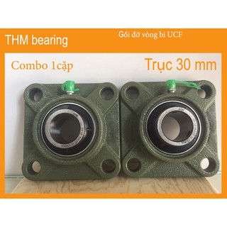1 cặp gối đỡ công nghiệp trục vòng bi 30mm ucf206