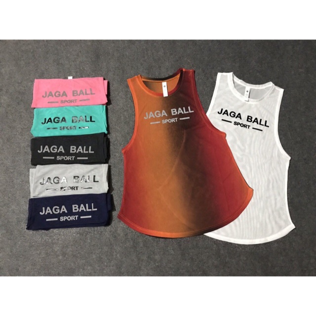 Áo tanktop jaga tập gym yoga lưới nữ