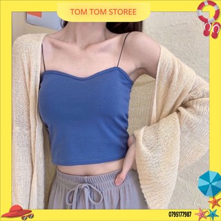 Áo bra 2 dây mảnh dáng lửng 2055 tom_tom_storee