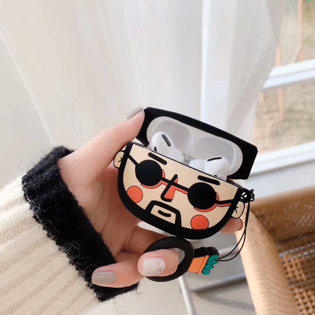 Vỏ bảo vệ hộp sạc tai nghe bằng silicon thích hợp cho Airpods 1 / 2