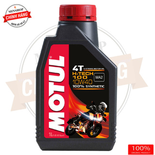 Nhớt Motul H tech 10W40 dành cho xe số, tay côn