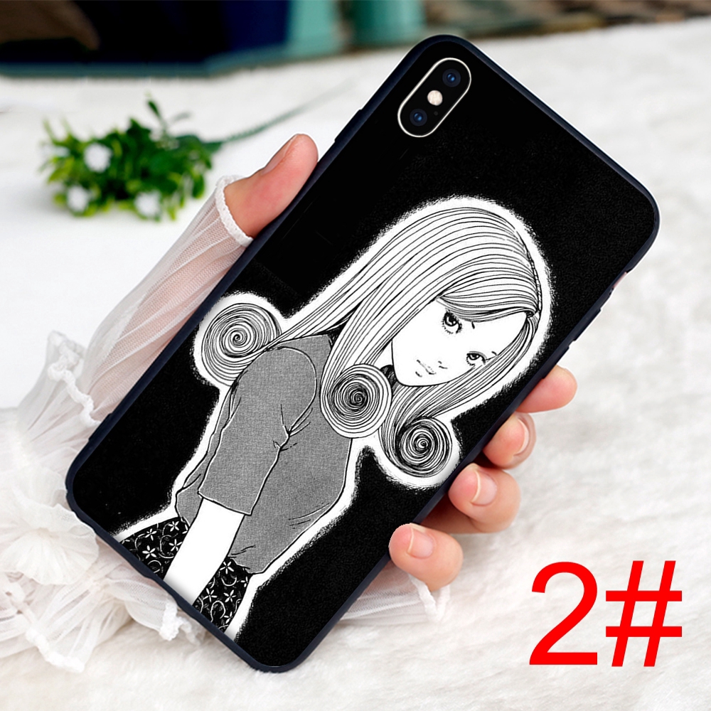 Ốp điện thoại mềm in hình truyện Junji Ito Uzumaki Tomie độc đáo cho iPhone XS Max XR X 7 8 6 6S Plus 5 5S SE