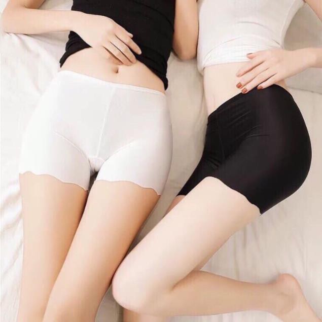 Quần chip đùi mặc chống lộ chất thun tăm mát lạnh siêu co giãn và cần thiết cho phái đẹp thời trang Banamo Fashion 641