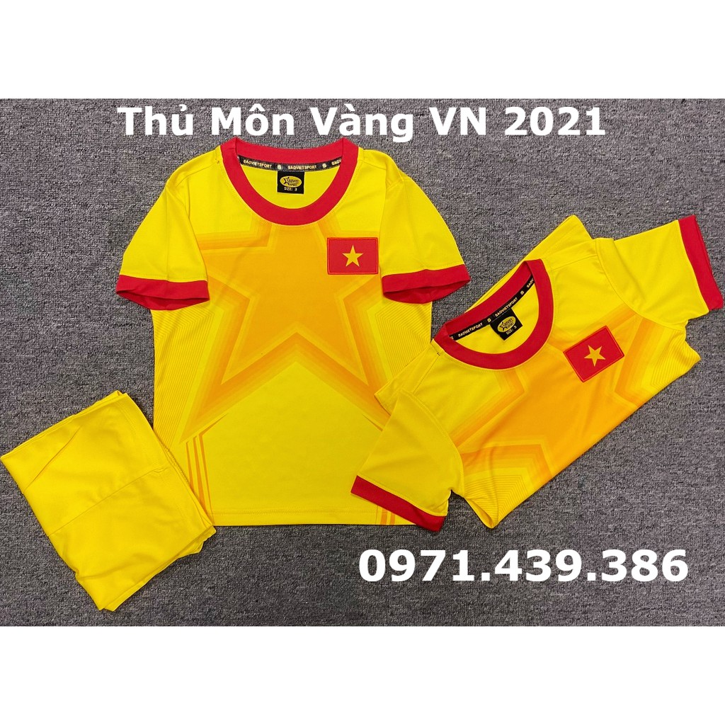 Đội tuyển Việt Nam mới Trẻ em,Người lớn.Bộ đá bóng,đá banh việt nam 2020 có size đại XXL.2XL