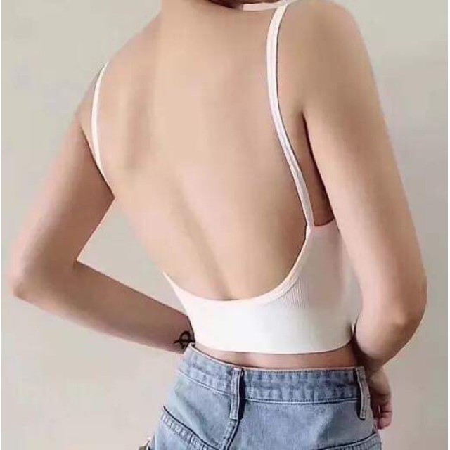 ÁO BRA KHOÉT SÂU HỞ LƯNG CÓ ĐỆM NGỰC | BigBuy360 - bigbuy360.vn