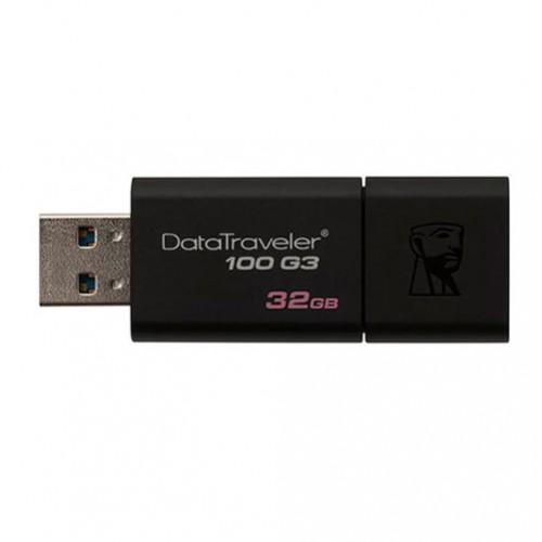 [Mã ELFLASH5 giảm 20K đơn 50K] USB 3.0 Kingston DataTraverler 100 G3 16GB/32GB/64GB 100MB/s (Đen)