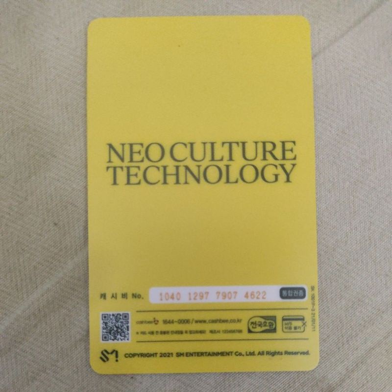 Card Ảnh Cashbee Thẻ Giao Thông NCT Mark