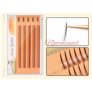 Lông mi giả dáng chữ A khay mix size từ 8-12mm
