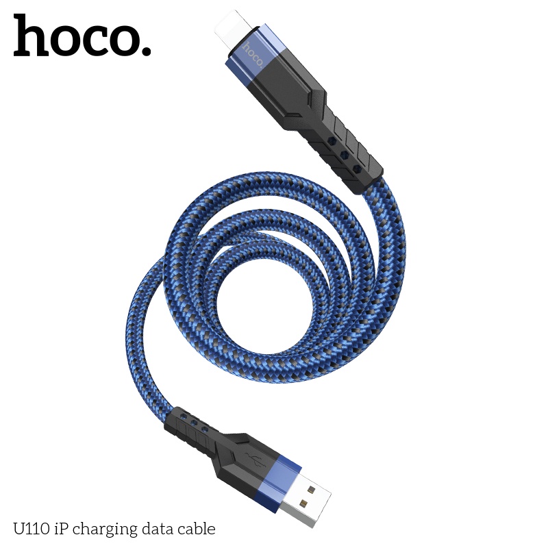 Cáp Sạc Nhanh Hoco U110 Cho IP Dây Dù 2.4A Dài 1.2m