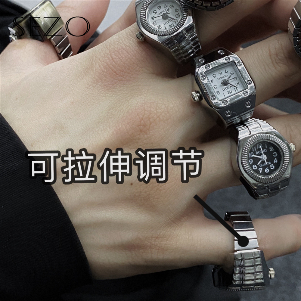 SEZO Korea Ladies Fashion Accessories Retro Personality Ring Ring Bell Hip Hop Jewelry