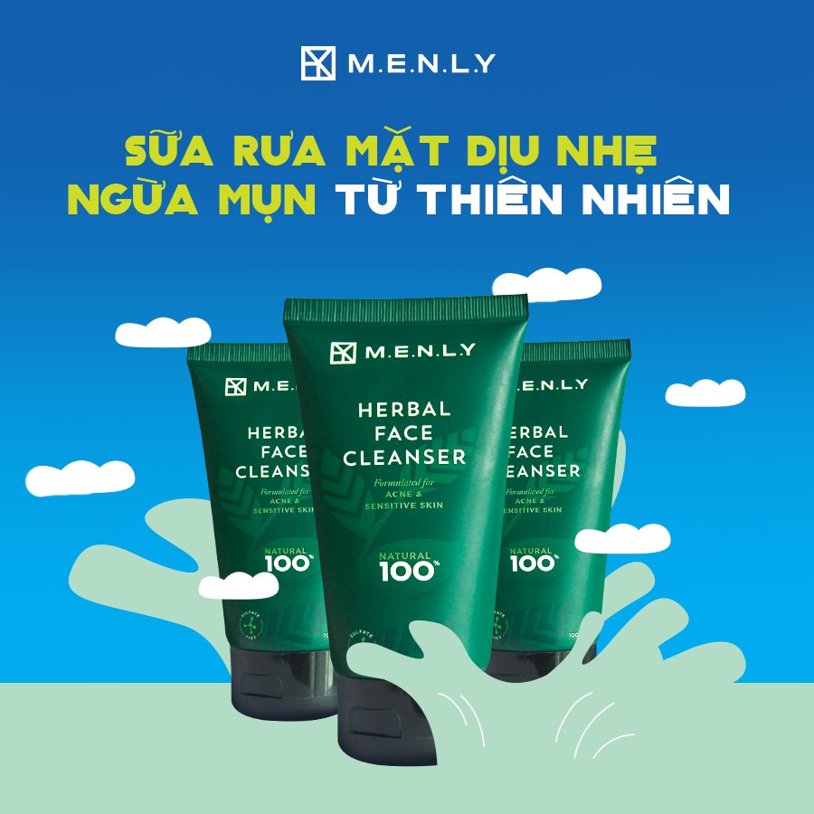 sửa rửa mặt menly