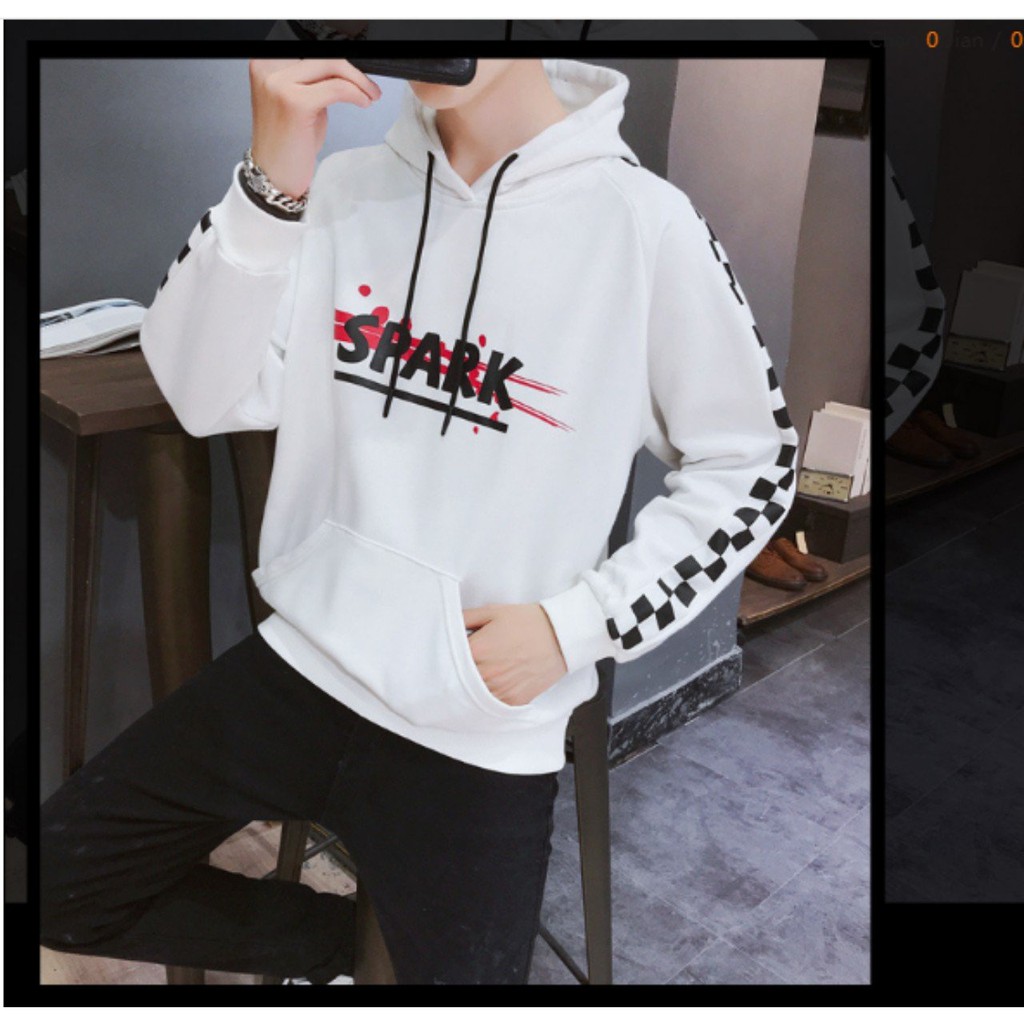 Áo hoddie nam nữ nỉ ngoại cao cấp SPARK