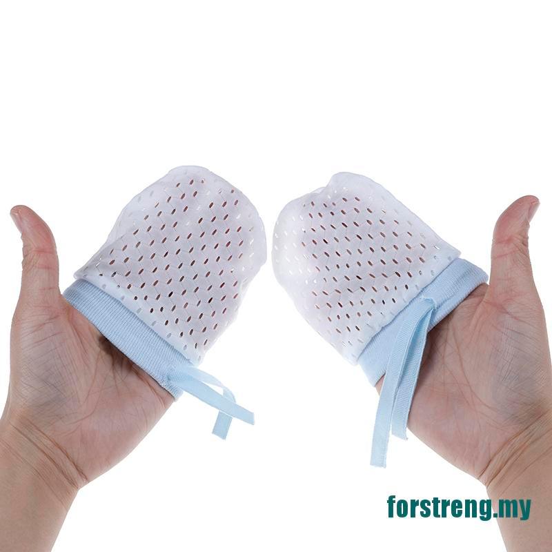 1 Cặp Găng Tay Cotton Chống Trượt Cho Bé Sơ Sinh