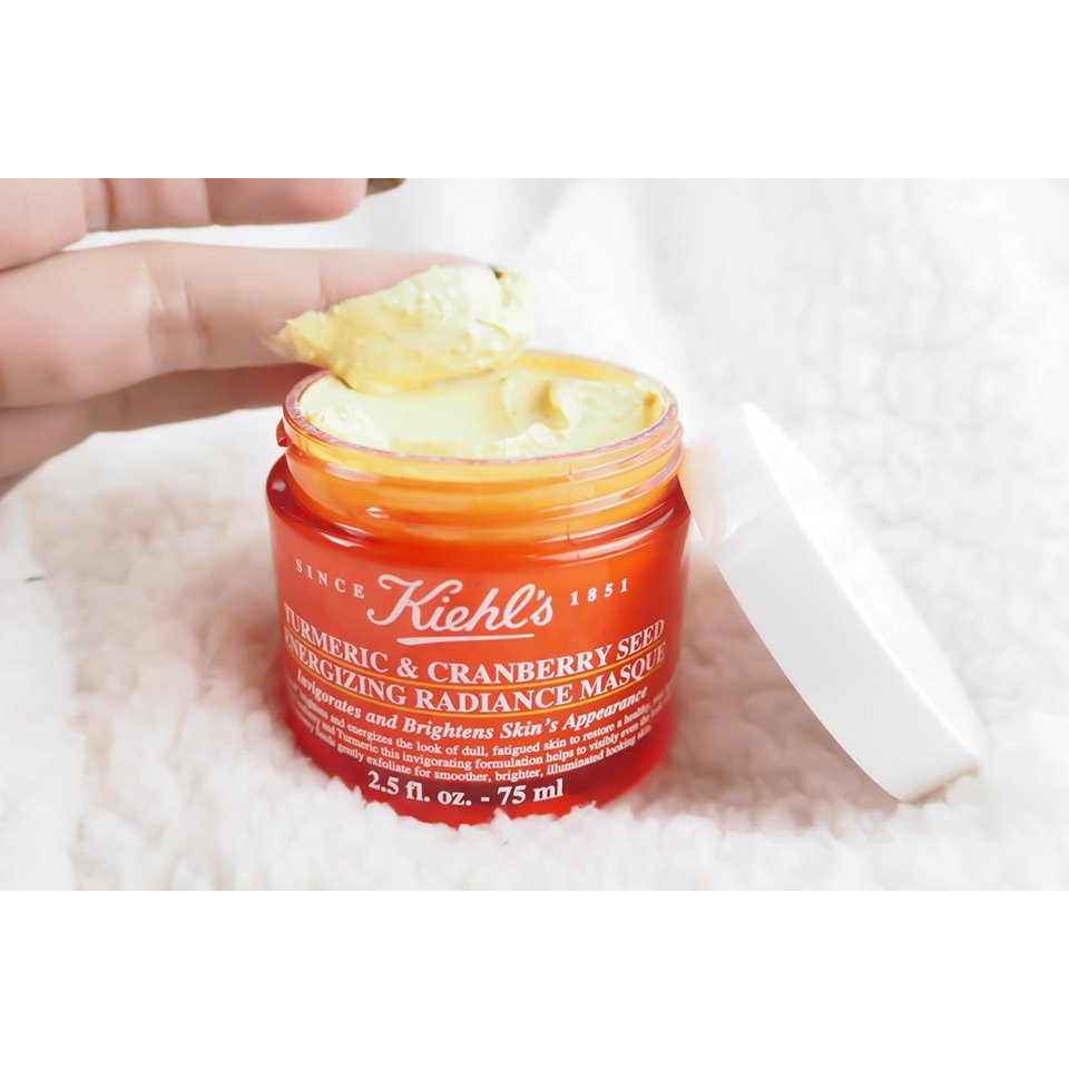 -100ML- Mặt Nạ Nghệ Kiehl Turmeric & Cranberry Seed Energizing Radiance Masque