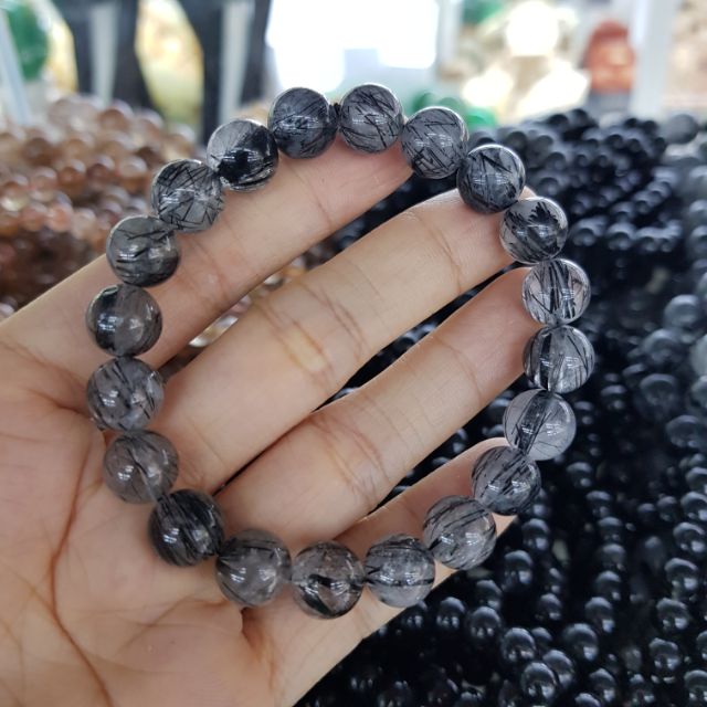 Vòng Tay T. anh Tóc Đen Bã Mía Đẹp Đủ Size